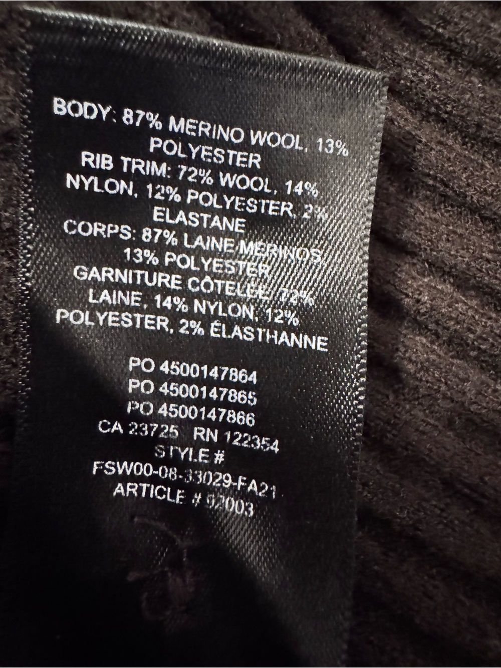 Babaton Avalon Merino Wool Knit Midi Dress Espresso Brown M - Picture 11 of 13